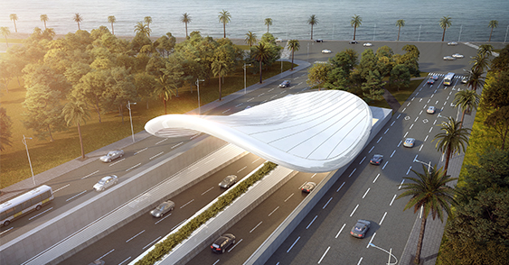 海口文明东越江通道项目