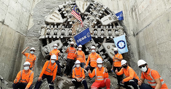 马来西亚轻快铁第三线路-设计与施工地下隧道项目工程